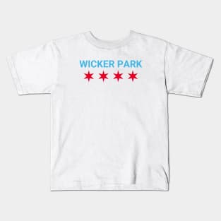 Wicker Park Chicago Neighborhood Kids T-Shirt